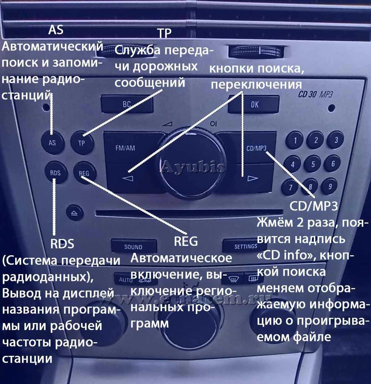 Как настроить магнитолу фронт тыл