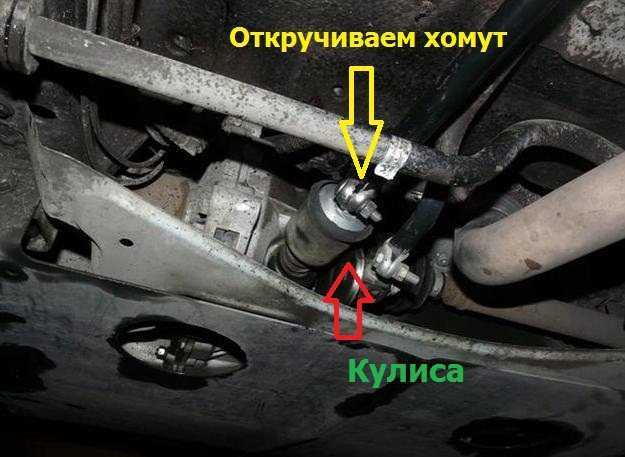 Замена ремкомплекта кулисы приора