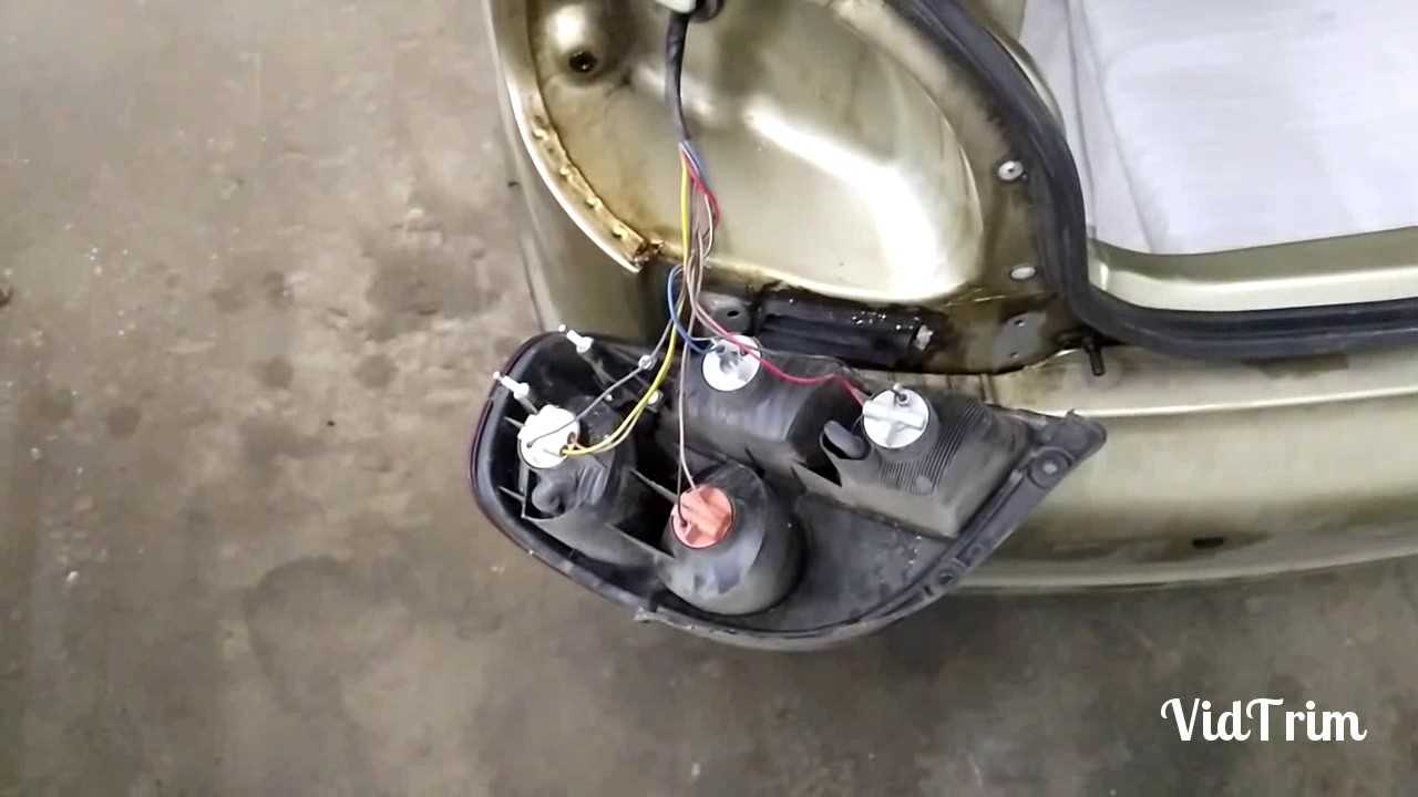 Замена ламп в передних фарах daewoo matiz своими руками