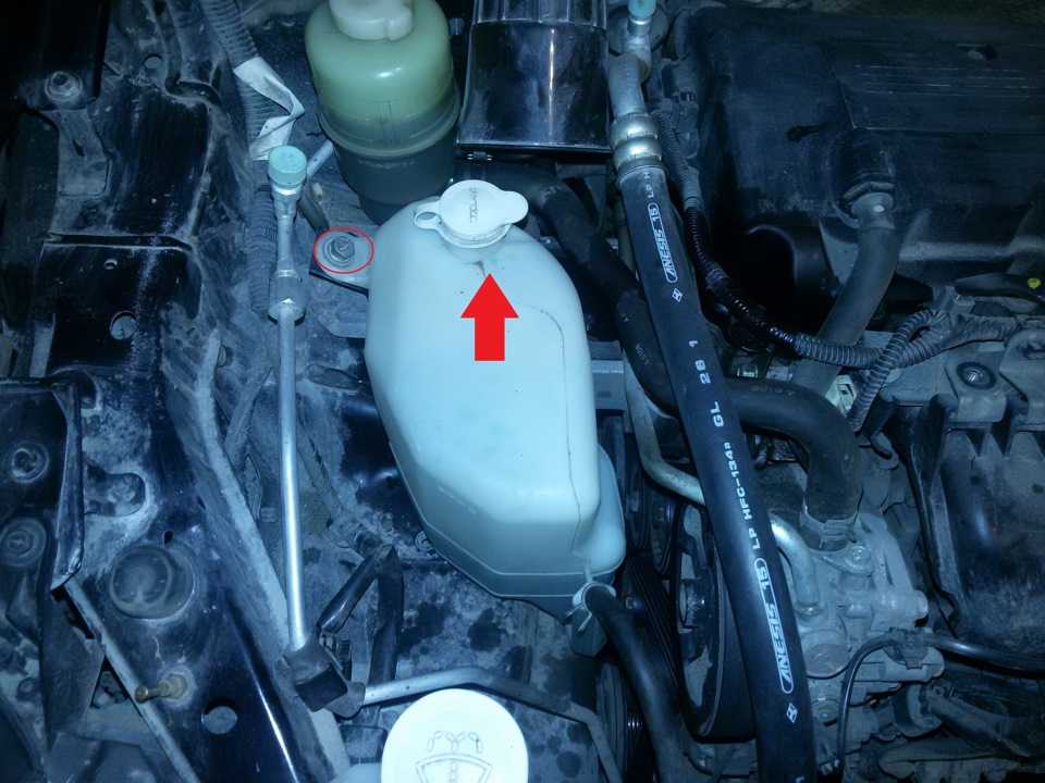 Замена охлаждающей жидкости на mitsubishi lancer ix
