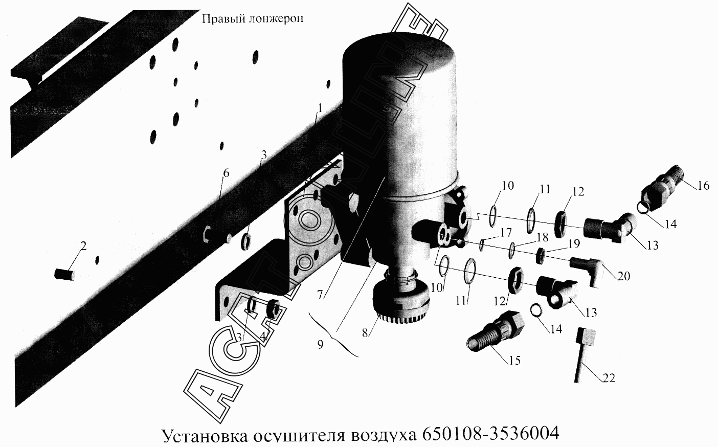Осушитель воздуха камаз: устройство, правила эксплуатации, сервисное обслуживание и замена