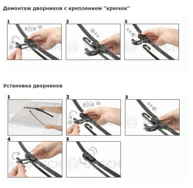 Замена дворников на сандеро