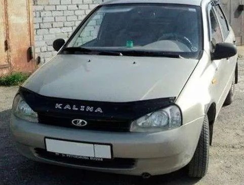 Установка дефлектор капота лада калина