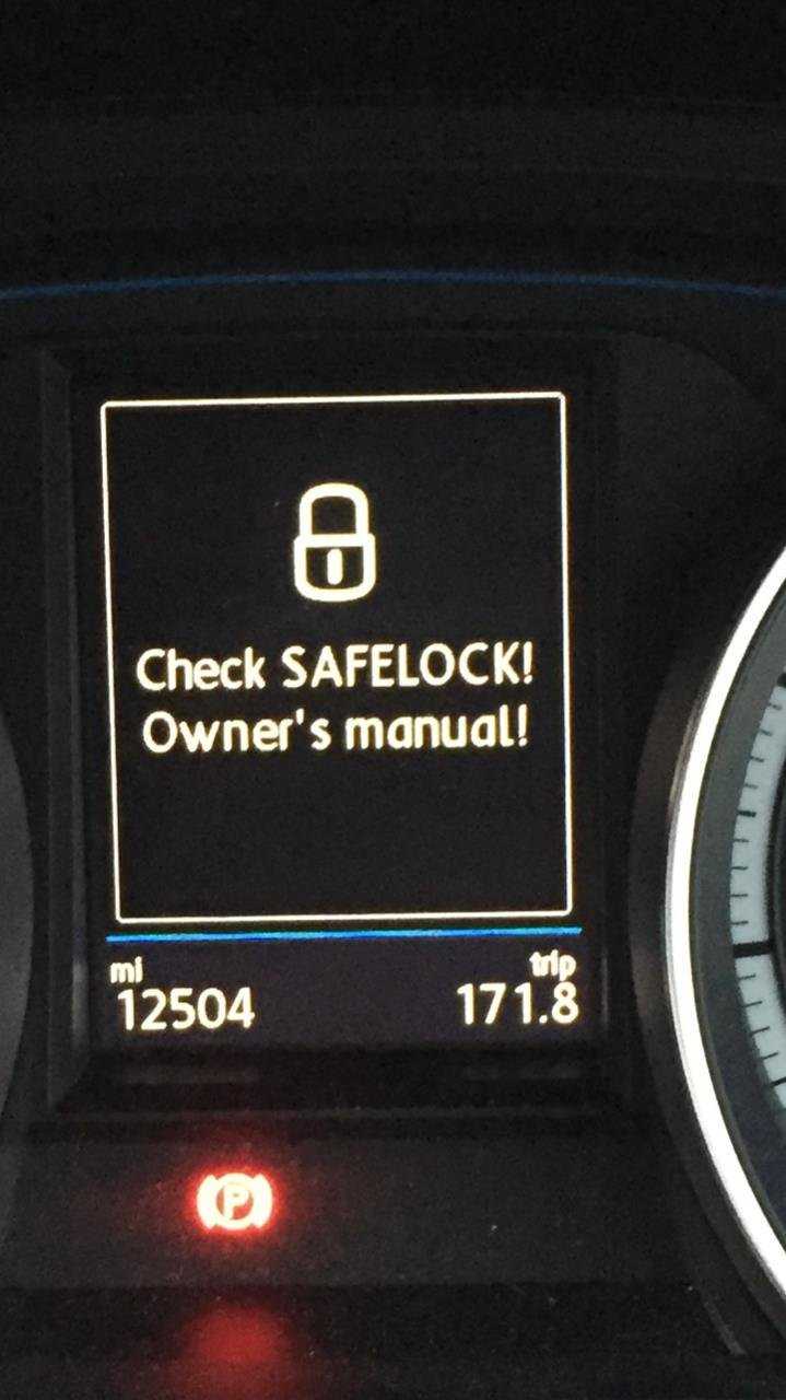 Safelock audi что это означает