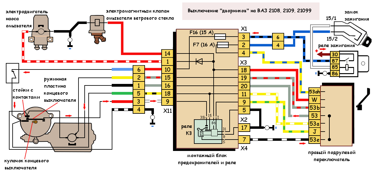 Как включить задний дворник на ваз 2114: шаг за шагом инструкция - автомеханика
