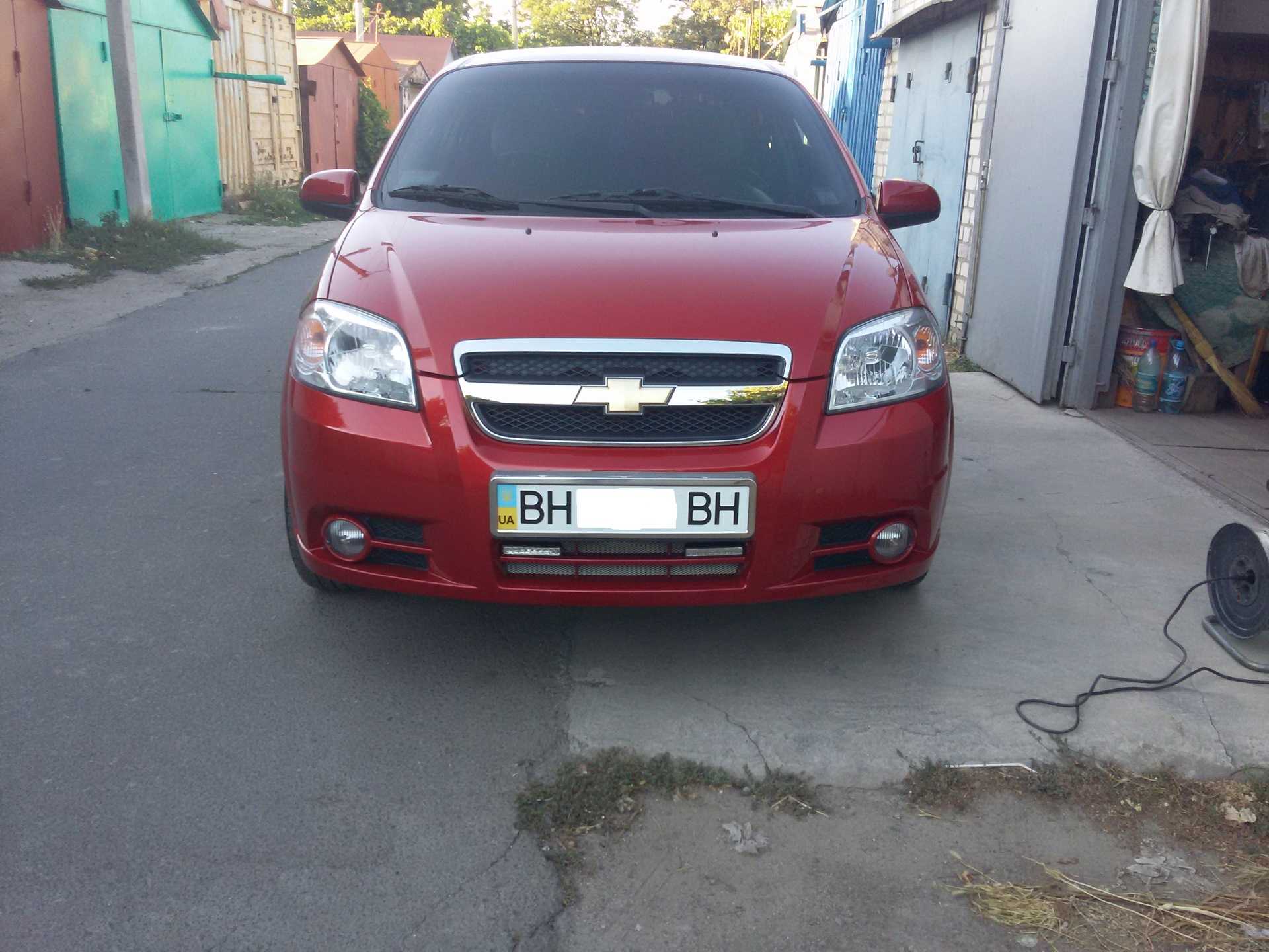 Авео t-250 - установка противотуманных фар