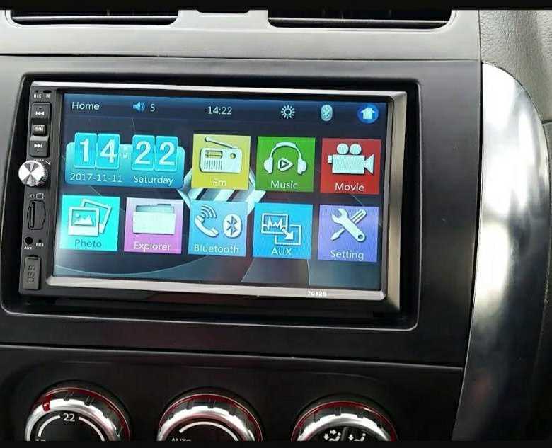 Установка магнитолы 7018b