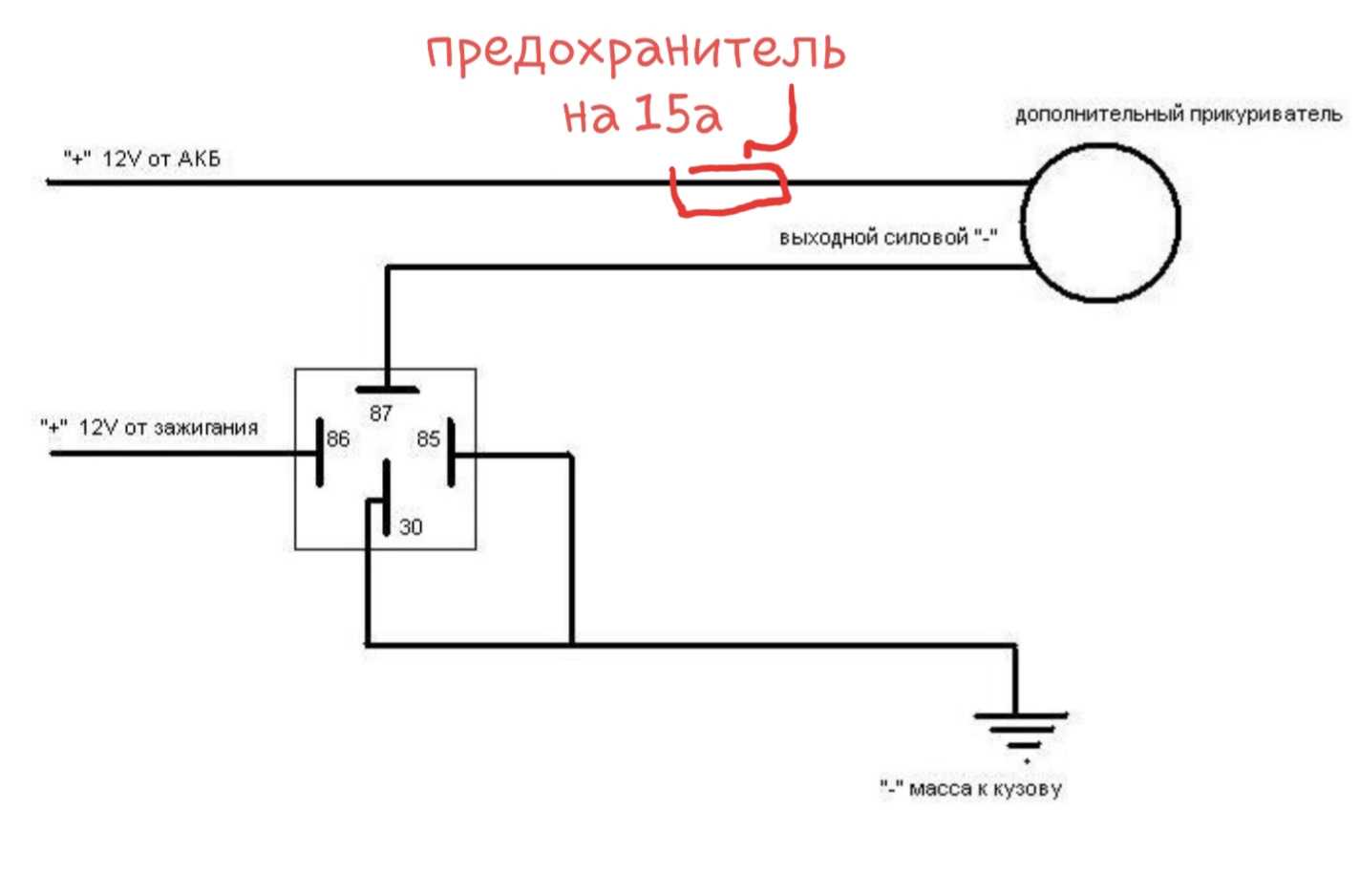 Напряжение прикуривателя в камазе