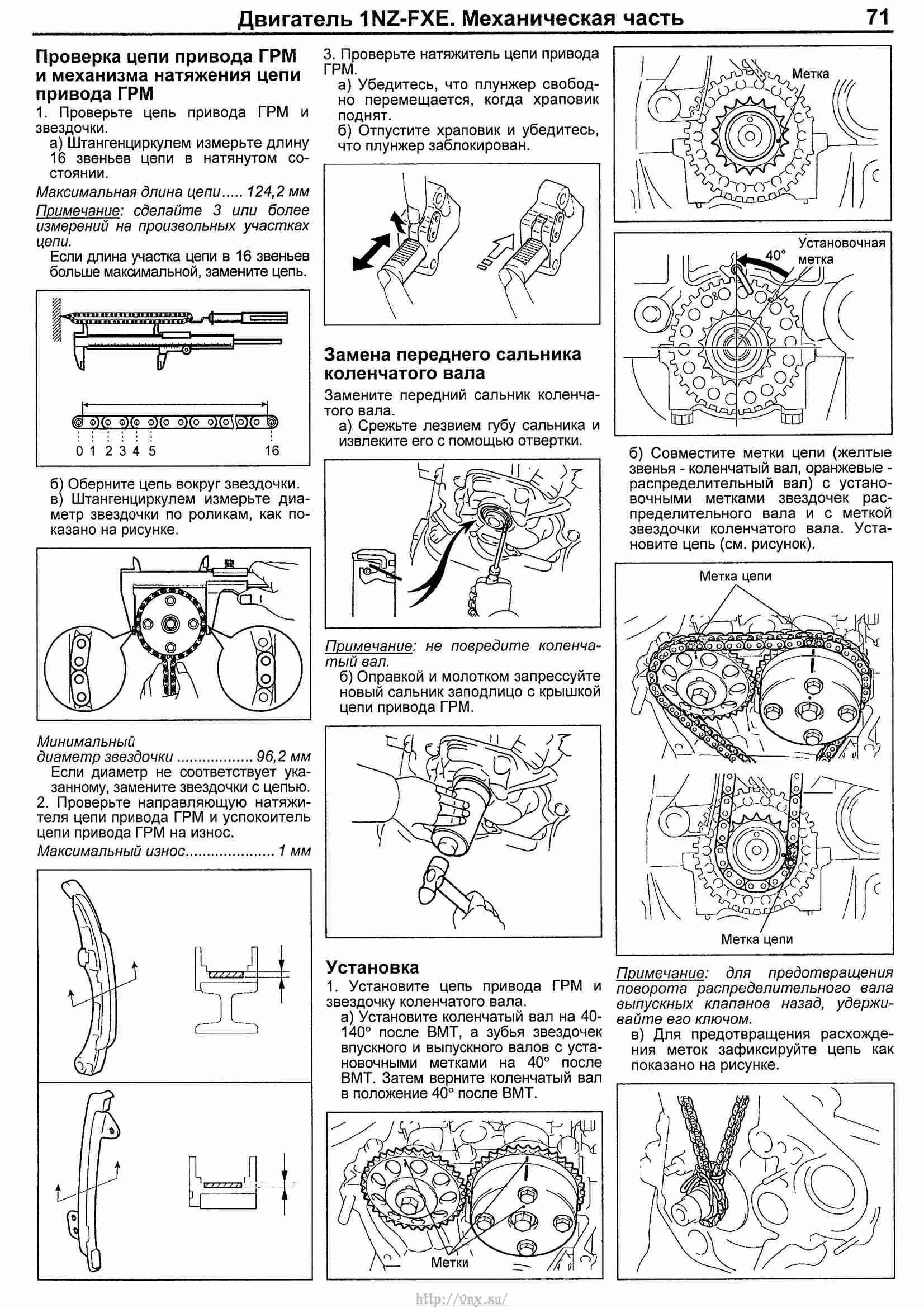 Момент затяжки гбц тойота 3zz fe