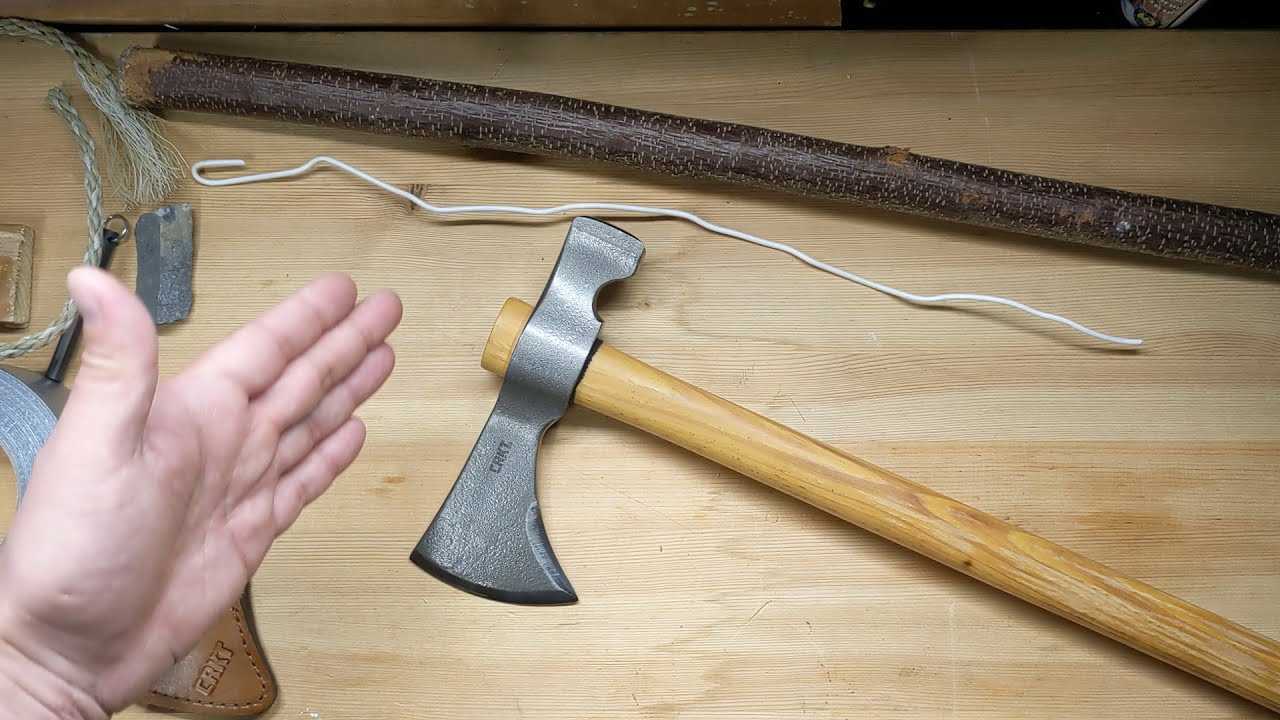 Делаем томагавк из подручных материалов простыми инструментами