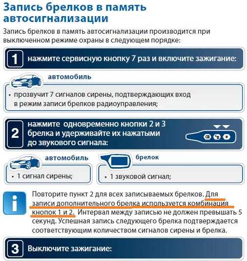 Брелок старлайн а6: как прописать в память сигнализации, обзор основного и дополнительного