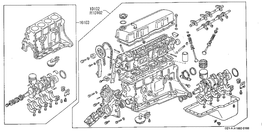 Двигатель nissan k21 устройство