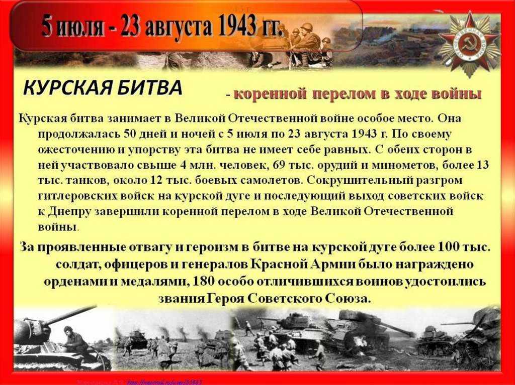 Курская битва: её ход и итоги, значение и потери - узнай что такое