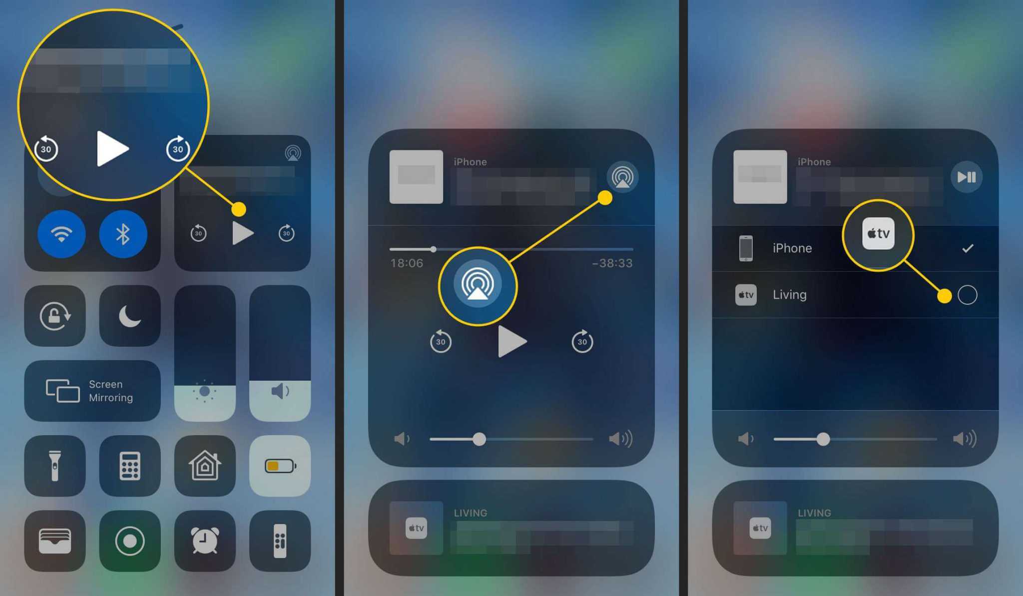 Как подключить iphone через miracast?