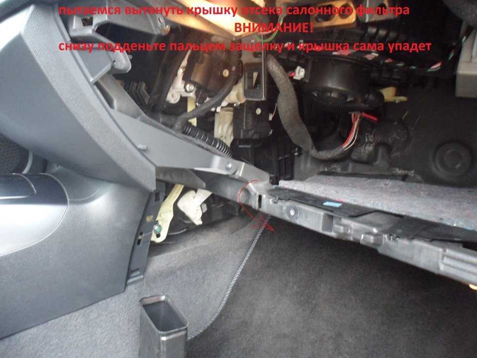 Замена и ремонт фильтра салона — renault laguna, л., года на drive2