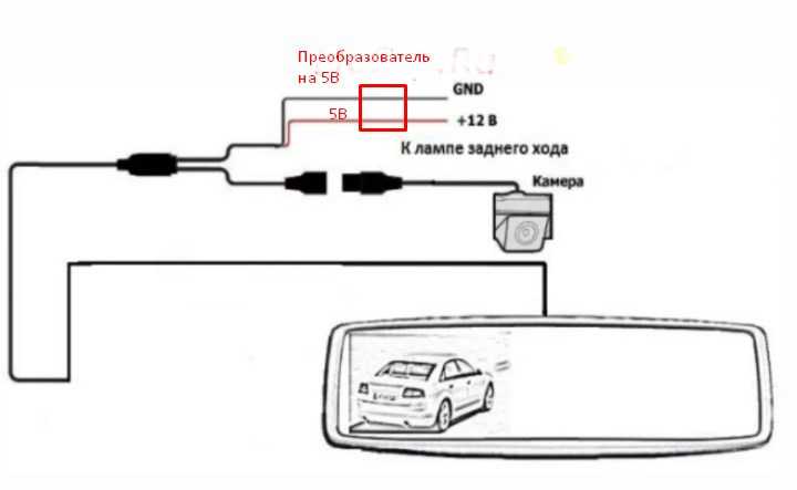 Зачем необходим красный провод на камере заднего вида видеорегистратора?