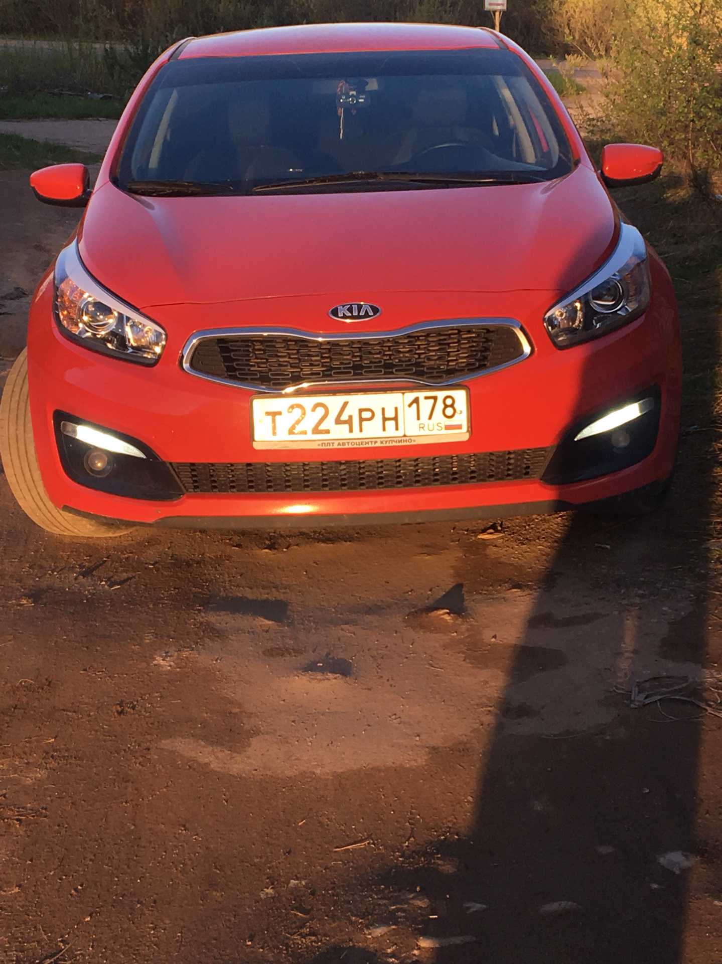 Как заменить лампы дхо на kia ceed jd без снятия бампера