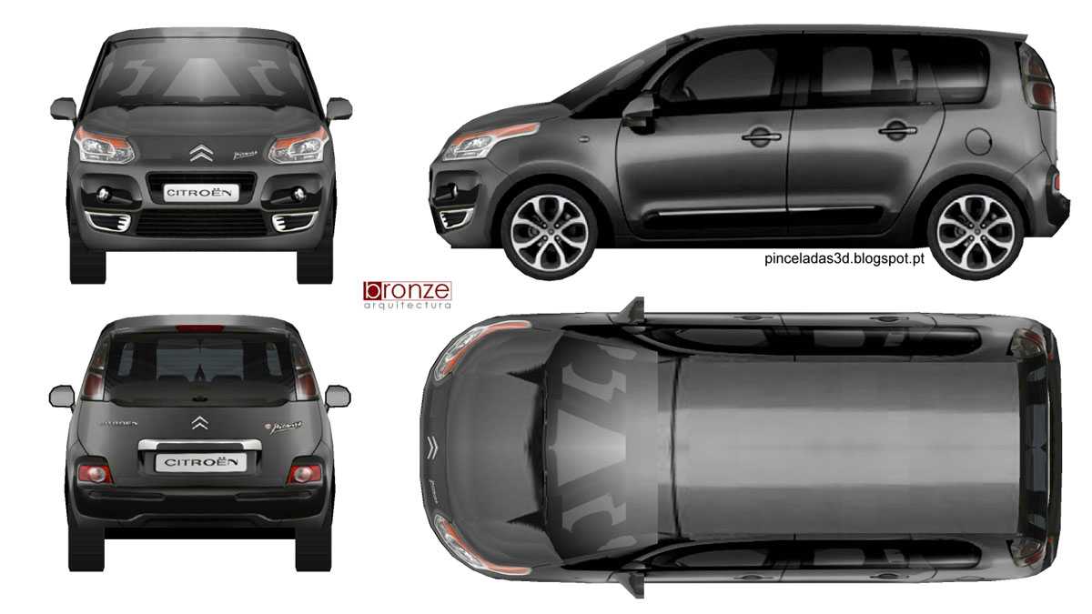 Задние тормозные механизмы citroen c3 picasso с 2009 года