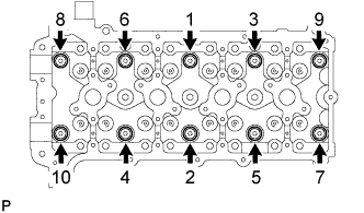 Kia rio: головка блока цилиндров - установка - двигатели а3е, а5d - инструкция по эксплуатации автомобиля kia rio