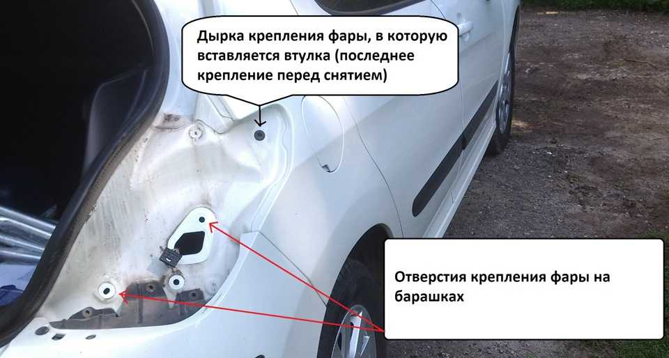 Схема заднего бампера пежо 308