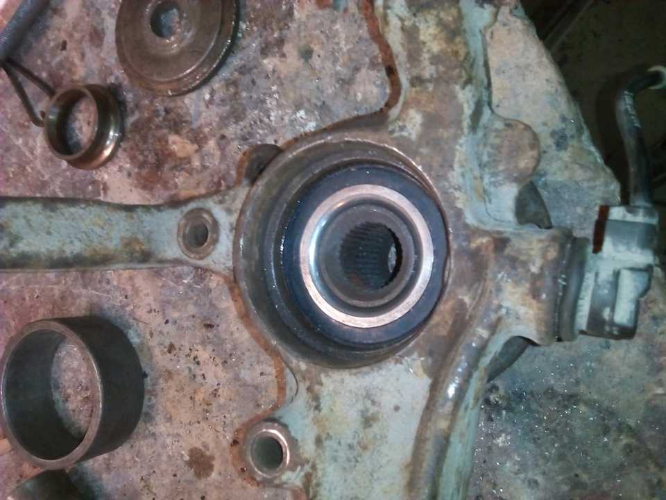 Замена подшипника передней ступицы audi 80 b4