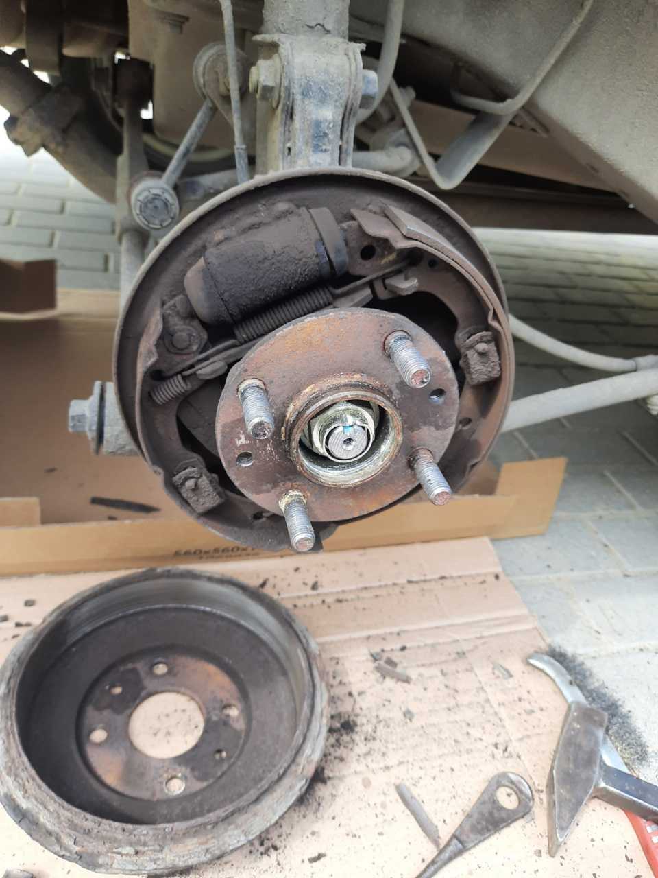 Передние, задние тормозные механизмы и педаль тормоза kia shuma / sephia / spectra с 2001 года