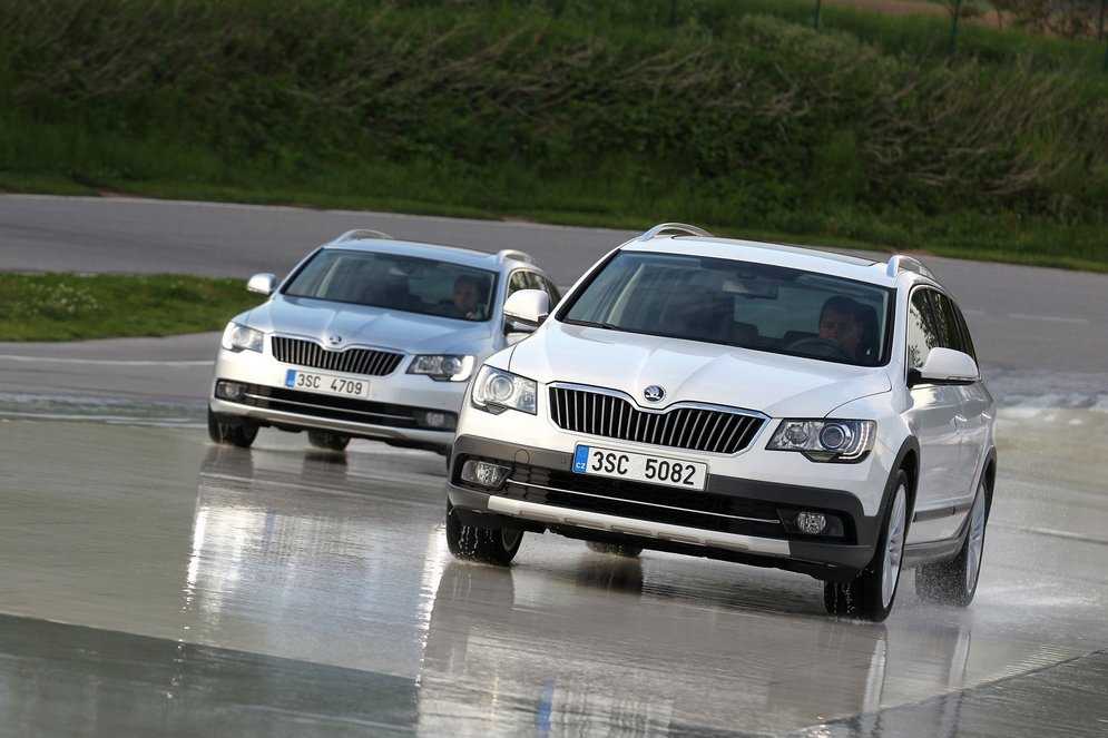 Полноприводные модели skoda octavia