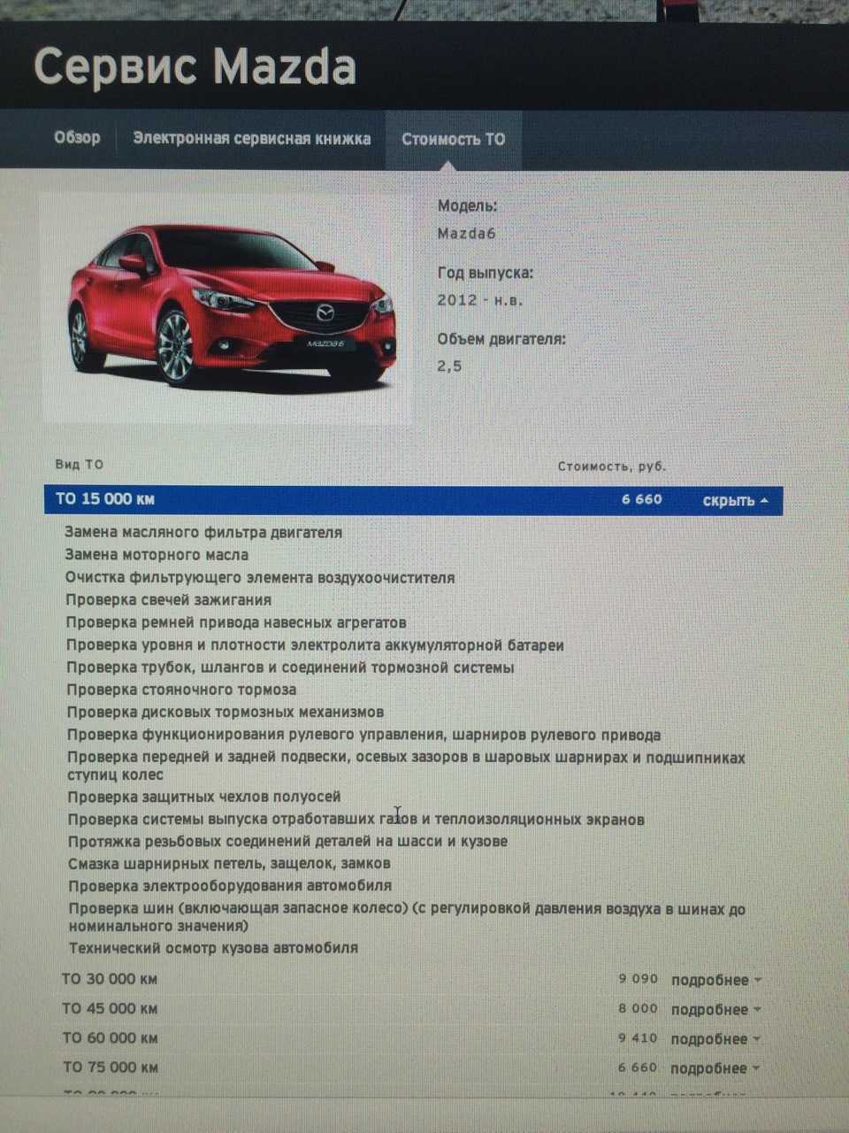 Мазда электронная сервисная книжка как проверить автомобиль шкода