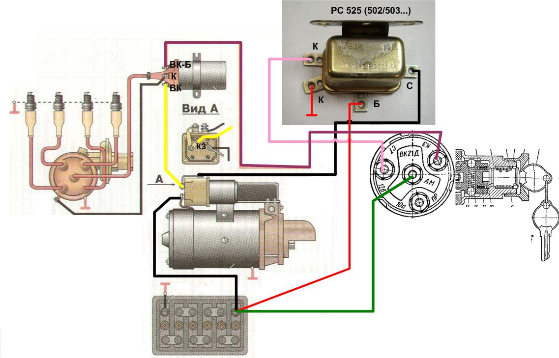 Цветные схемы электрооборудования газ 3307 и газ 3309 (дизель евро 2, 3, 4) с описанием: подробная расшифровка электросхем электропроводки